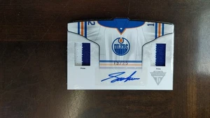 2011-12 Panini Titanium Home Sweaters Prime Autographs Adam Graves 13/25 - Picture 1 of 2