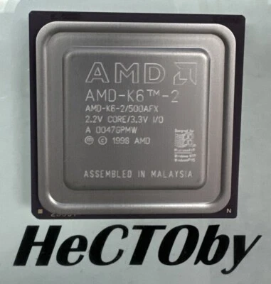 AMD K6 2 500 MHz AFX CPU K6 II - Image 1 of 3
