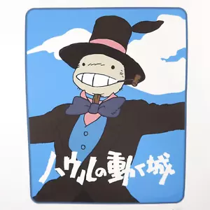Studio Ghibli Howls Moving Castle Throw Blanket Plush Blue Turnip-Head Scarecrow - Picture 1 of 16
