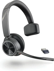 Poly Plantronics Voyager 4310 UC Wireless Headset BT700 USB-A Bluetooth Adapter - Picture 1 of 9