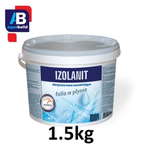 1.5kg IZOLANIT Liquid Foil Aqua Waterproof Tanking Membrane Wet Shower Bath Room - Picture 1 of 4