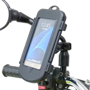 Waterproof Motorcycle Scooter Bike Mirror Mount Holder for Samsung Galaxy S7 - Picture 1 of 7