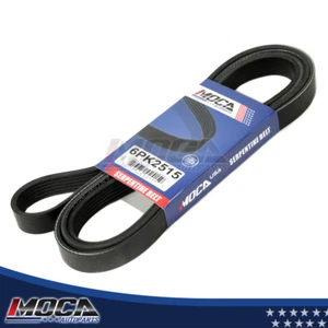 Serpentine Belt for Chevrolet Dodge Ford GMC Isuzu Plymouth 6PK2515 0.84" 6 Ribs - Bild 1 von 4