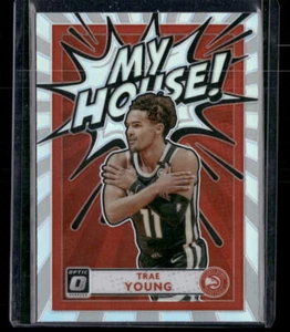 Donruss Optic #17 Trae Young My House Holo Atlanta Hawks 2020-21 - Imagen 1 de 2