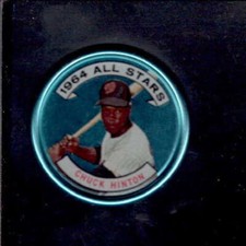1964 Topps Coins #162 Chuck Hinton AS AL EXMT/EXMT+ J2809597