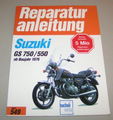 Manuale Di Riparazione Moto Usato Suzuki GS 750 / 550 - Dal 1976 - Immagine 1 di 3
