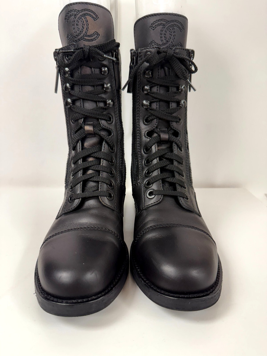 CHANEL Combat Boots for Women for sale - eBay CHANEL Combat Boots for Women for sale - eBay