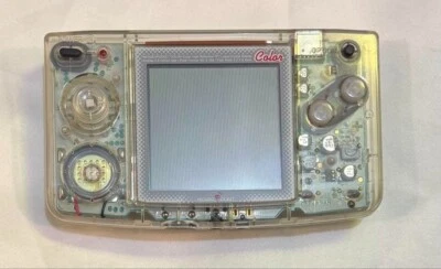 Console Neo Geo Pocket Color Crystal Clear SNK testée pour collectionneurs - Photo 1/4