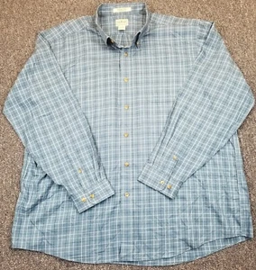 L.L. Bean Button-Up Hemd Herren 3XL Blau Faltenfrei Langarm Kragen Freizeit - Bild 1 von 8