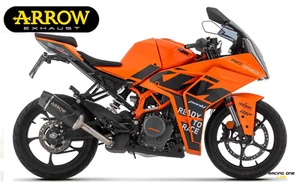 EXHAUST MUFFLER SILENCER ARROW INDY RACE EVO ALUMINIUM DARK KTM RC 390 22 23 24 - Bild 1 von 3