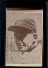 1934 Detroit Tigers Annis Furs Team Issue Mickey Cochrane HOF