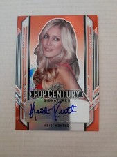 Heidi Montag /4 Prismatic Orange Autograph Card 2021 Leaf Pop Century The Hills