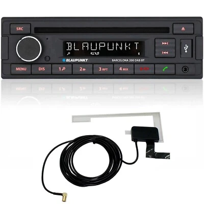Radio Stereo Auto CD Blaupunkt Barcelona 200 DAB BT Con USB Antenna Inclusa - Immagine 1 di 4