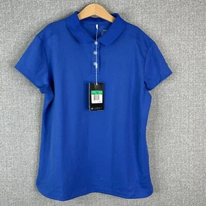 Nike Girls Victory Polo Shirt Size XL Blue Short Sleeve New - Picture 1 of 10