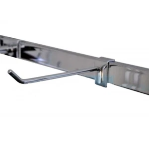 Wall Strip Crossbar Hooks: 8", Chrome - FREE SHIPPING - Picture 1 of 3