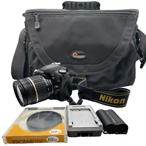 Nikon D50 6.1 MP Digital SLR Camera & Tamron XR Di 18-200mm Lens w Bag & Filter - Picture 1 of 5