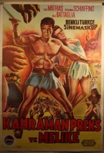 1961 The Minotaur Turkish Lithograph Poster with Bob Mathias - Picture 1 of 1