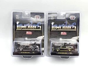 M2 Machines 1:64 1987 Buick Regal Limited Lowriders Black Silver Chase Set - Picture 1 of 1