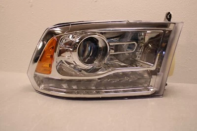 2016 2017 2018 DODGE RAM 1500 2500 3500 RIGHT SIDE HEADLIGHT CHROME LED - Image 1 of 4