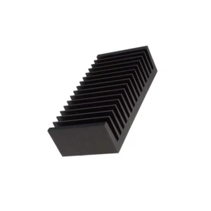 SK85/75/SA Radiator: geprägt gerippt schwarz L: 75mm W: 160mm H: 40mm FISCHER EL - Picture 1 of 1