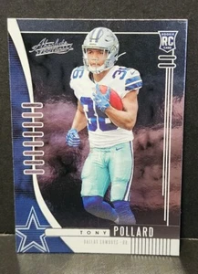 2019 NFL Absolute Tony Pollard Rookie #139 (RC) Dallas Cowboys RB - Bild 1 von 2