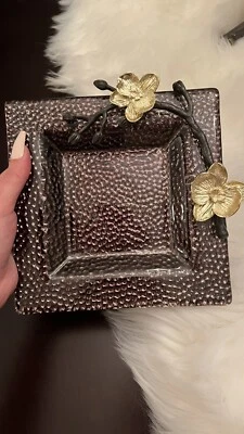 MICHAEL ARAM GOLD ORCHID SNACK PLAT Foto 1 de 4