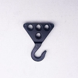 Technic Large black Metallic Hook, Compatible with LEGO 70644 - Picture 1 of 1