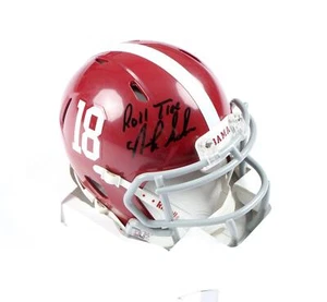 Nick Saban signierter Mini Football Helm 18 - Alabama Football - Beckett Echtheitszertifikat - Bild 1 von 2