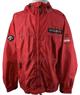 Descente Mens Lightweight Ski Snowboard Jacket Coat Size Large Birds Of Prey Red - Image 1 of 4