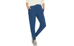 Pantalón para Correr Hacci Cepillado Colección Lisa Rinna Ligero Zafiro M A345858 QVC - Imagen 1 de 5