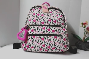 Luv Betsey BETSEY JOHNSON Large Backpack Quilted Heart Pattern LBBEXXX NWT - Picture 1 of 14