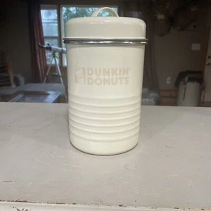 Dunkin Donuts Retro Collectible Diner Style Ceramic Coffee canister - Picture 1 of 4