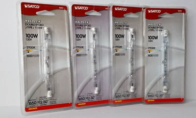 4 Pack SATCO 100W Double Ended J Type / 118MM S3431 - Image 1 of 4