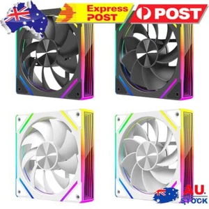 120mm PC Case Fan Low Noise with 5V 3Pin ARGB Plug for Cases CPU Liquid Coolers - Afbeelding 1 van 24