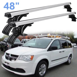 For Dodge Grand Caravan 48" Car Top Roof Rack Cross Bar Luggage Cargo Carrier - Picture 1 of 16