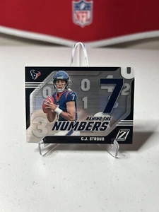 2023 Panini Zenith - Behind the Numbers #5 C.J. Stroud (RC) - Picture 1 of 2