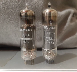 2 x EL84 SIEMENS TUBE NOS ;608 - Picture 1 of 2