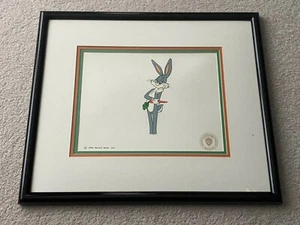 Original WARNER Bros.Bugs Bunny w/ Carrot 🥕 Chuck Jones Cel Cell SCARCE & Rare - Picture 1 of 9