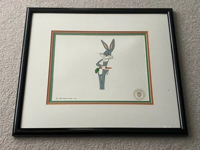 Original WARNER Bros.Bugs Bunny w/ Carrot 🥕 Chuck Jones Cel Cell SCARCE & Rare - Image 1 of 4