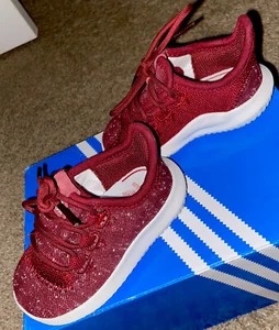 Adidas Tubular Shadow Kleinkind burgund/weiß mit weißen Sprenkeln - BZ0346 - Größe 5K - Bild 1 von 9