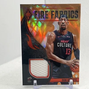 2023-24 PHOENIX BASKETBALL BAM ADEBAYO GAME WORN  FIRE FABRICS PATCH # /75 SSP - Picture 1 of 6