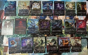 MTG Wilds Of Eldraine Confetti Foil Complete Full Set Of 20 Japanese Foil NM - Picture 1 of 14