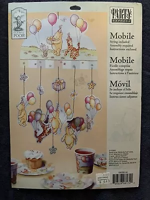 Vtg Hallmark Disney's Winnie The Pooh Party Express Mobile Decorations. - Image 1 of 2