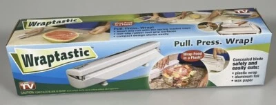 Dispensador envoltório puxar prensa papel comida papel plástico folha cera - Imagem 1 de 4