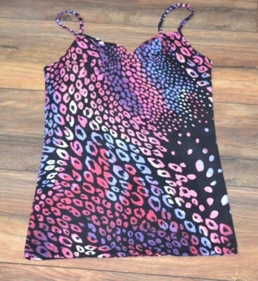 Camiseta sin mangas No Boundaries NOBO acanalada acanalada cami guepardo leopardo estampado animal cincha Foto 1 de 4