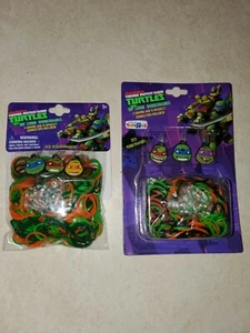 NEU! TMNT 2 LOOM RUBBERBANDS TURTLES LOT - Bild 1 von 1
