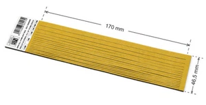 1,8 mm THICK PRE-CUT. OPEN CELL FOAM SELF ADHESIVE - ONE PIECE: 1,8x46.5x170 mm - Photo 1/9