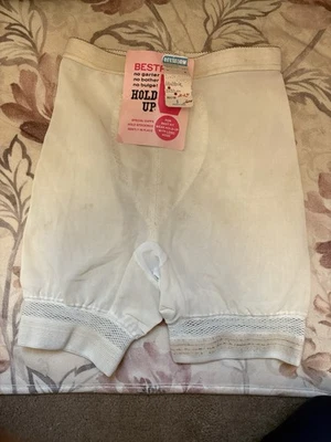 De Colección Bestform Faja de Sostener Medias Soporte Bragas Blanco Talla Grande 5400 NUEVO Foto 1 de 4