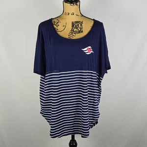 Disney Cruise Line Spirit Jersey Striped Nautical Mickey Logo Top Navy White XL - Picture 1 of 11