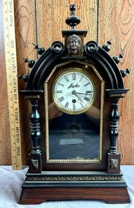 Antiguo reloj Junghan’s Mantel circa 1900 - Imagen 1 de 13